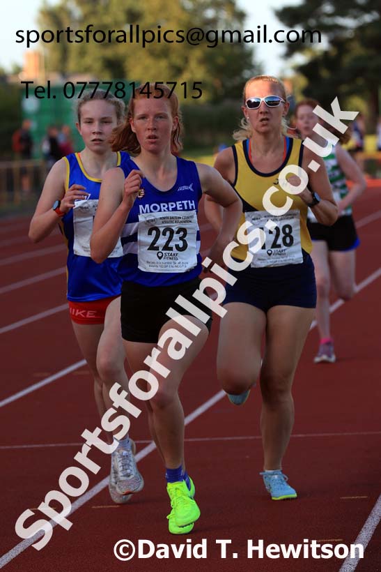 3000 metres, 2024 NEGP 6, Monkton Stadium,  Wednesday, August 14th.  Photo: David T. Hewitson/Sports for All Pics